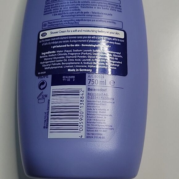 GERMAN NIVEA 25 OZ LARGE SIZE CREME SMOOTH Body Wash from NEW - Picture 5 of 8
